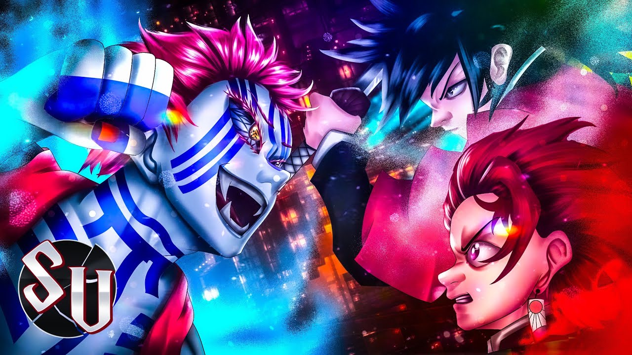 ⚔️🩸•♪|Castelo Infinito 2|♪ Fandons Reagindo ao Akaza x Tomioka e Tanjiro [M4rkim]•🩸⚔️