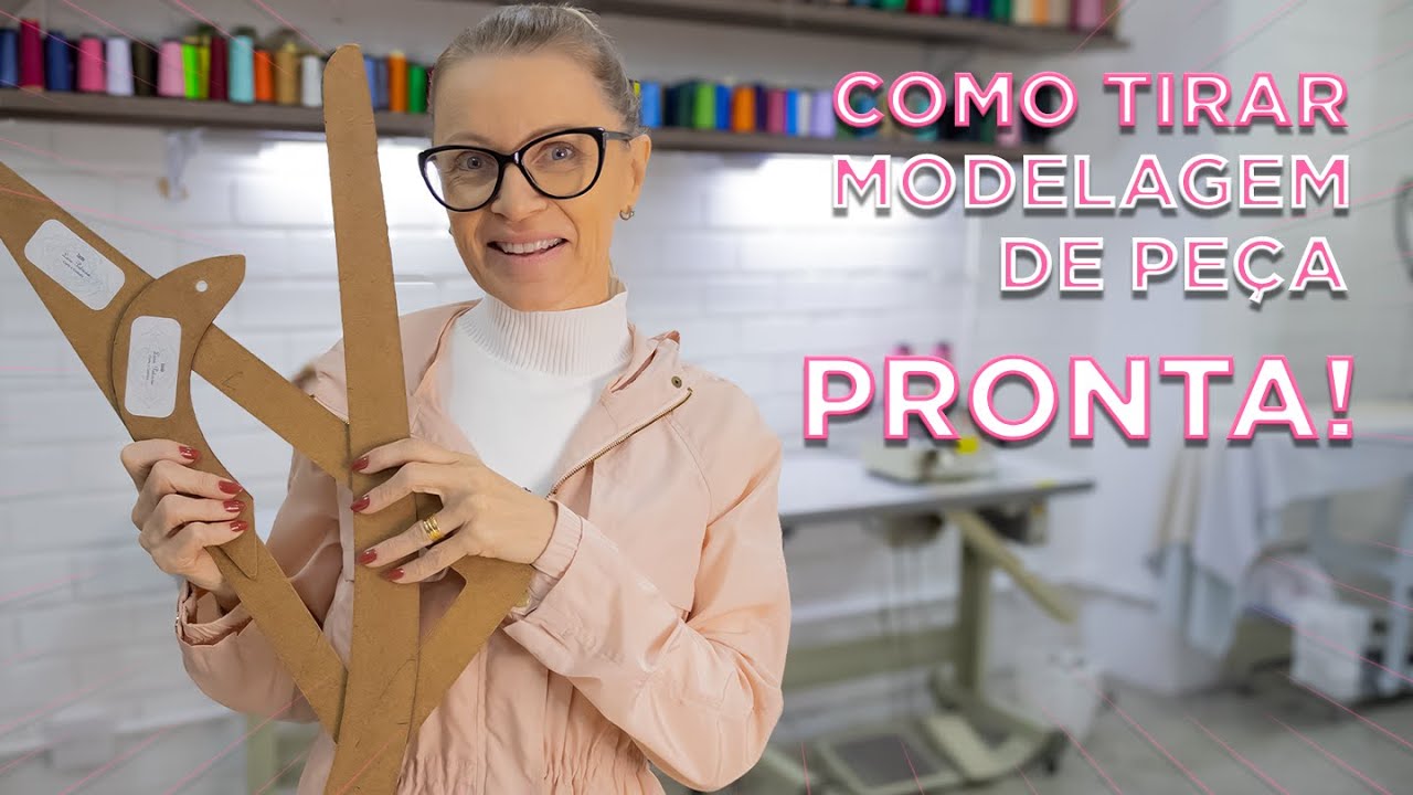 Como tirar modelagem de peça pronta