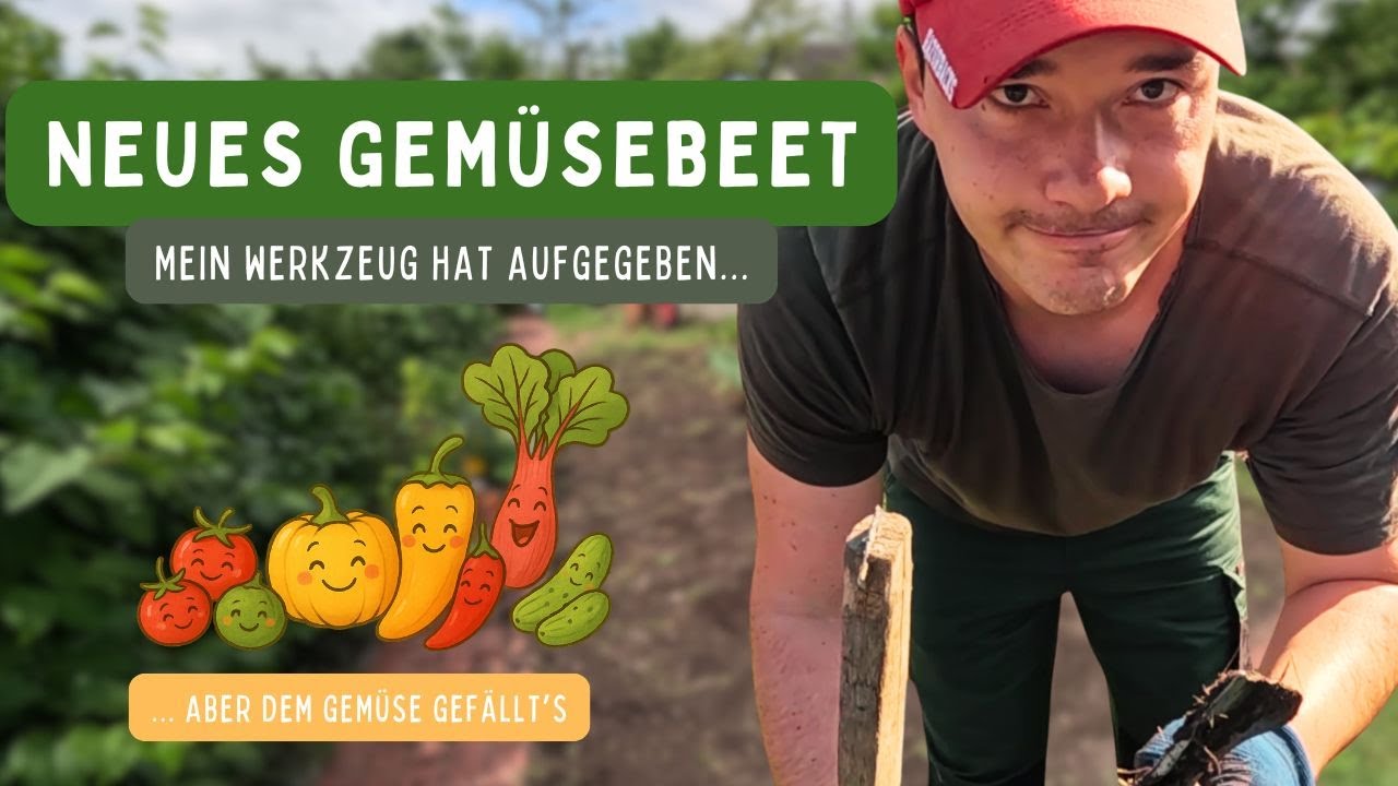 Drei Hacken f&uuml;r ein Beet - Ich starte mein Gem&uuml;sebeet!