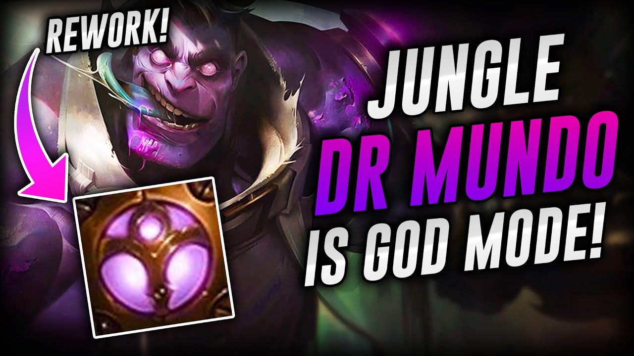 REWORK DR. MUNDO IS A JUNGLE GOD! | Dr. Mundo Gameplay | Wild Rift 2.6