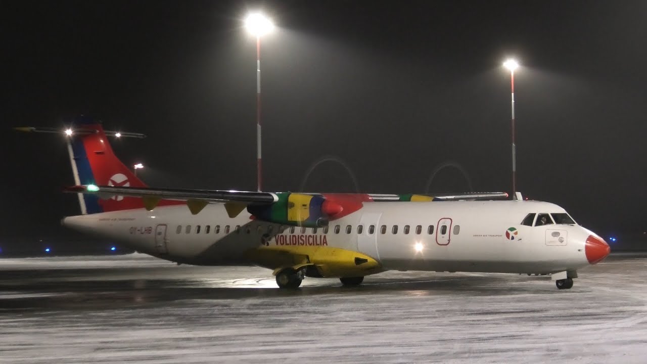 Danish Air Transport ATR 72-200 OY-LHB at Tampere-Pirkkala