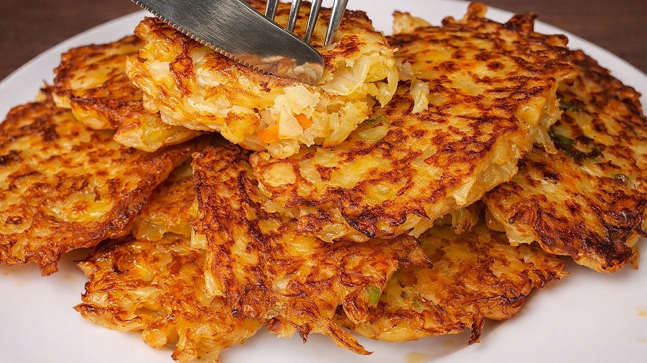 If you have a cabbage and 3 eggs, make this amazing recipe! 😋 Better than meat!