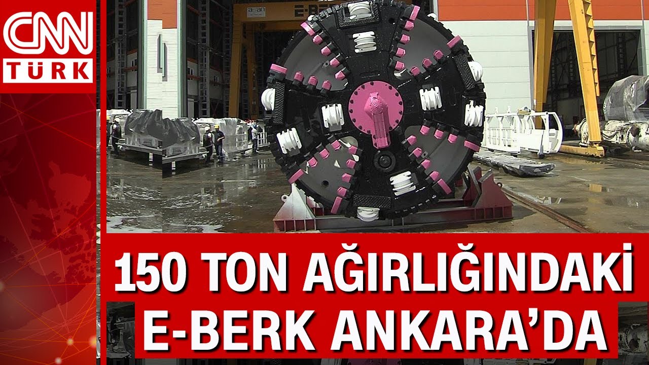 Tünel açma makinesinde yerli üretim