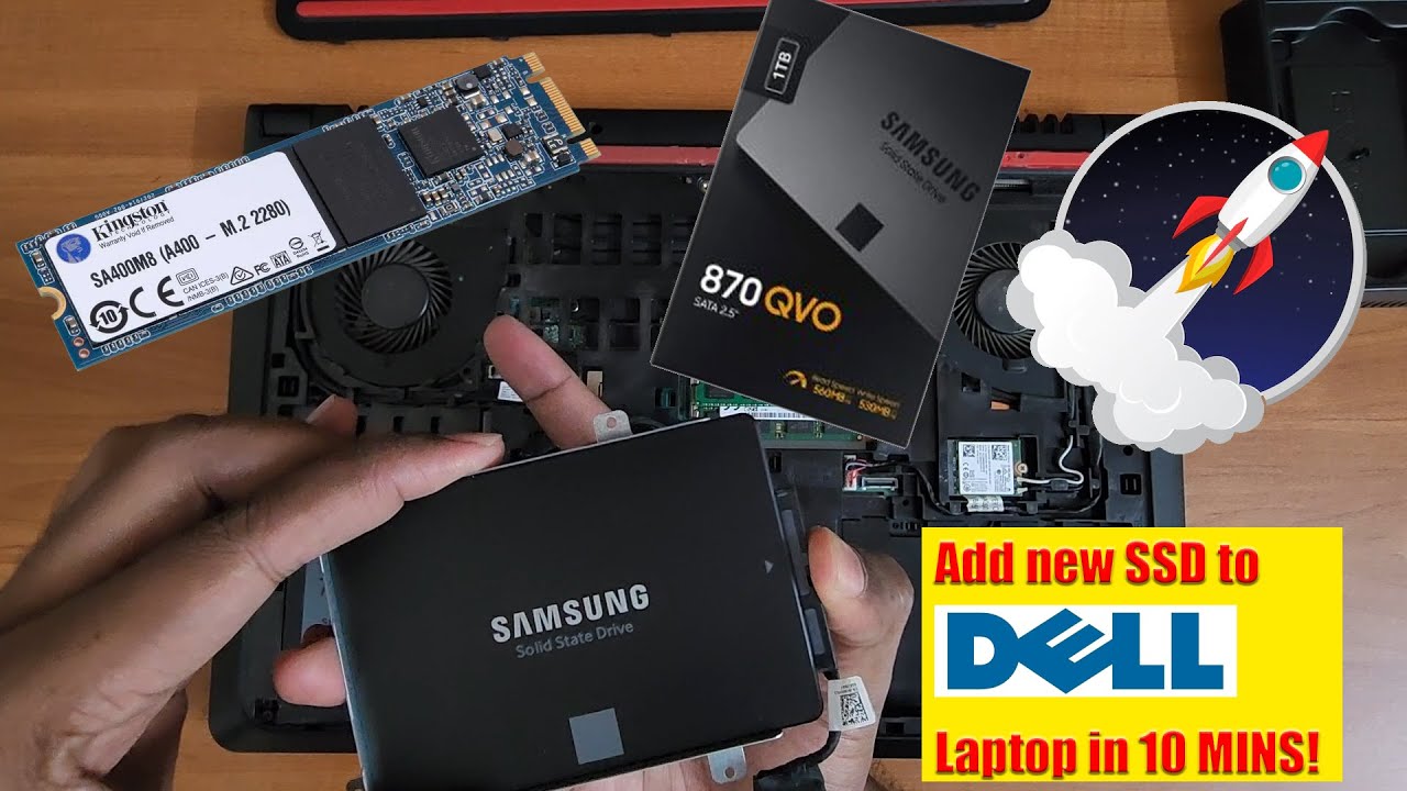 Dell Inspiron 15 7559 Series Laptop SSD Hard disk Replacement - Quick and Easy Method