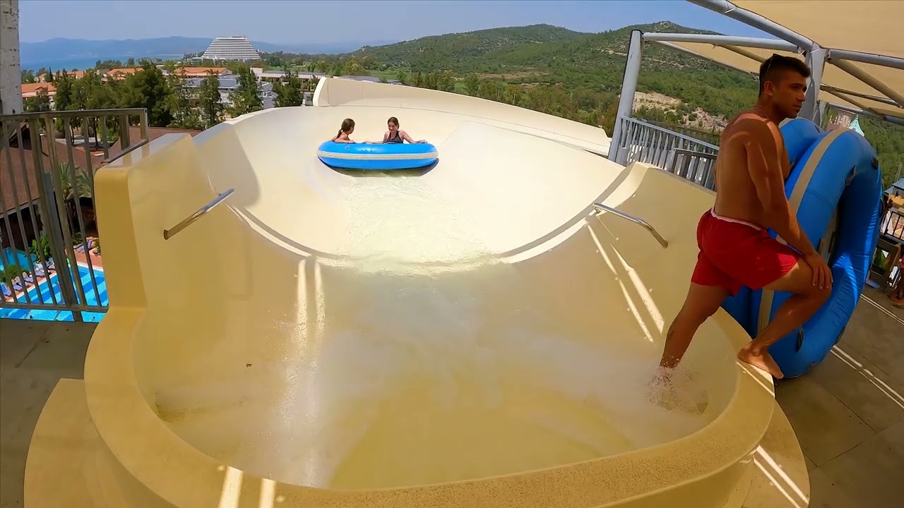 Crazy Raft WaterSlide at Aqua Fantasy WaterPark, Kusadasi, Turkey (Türkiye)