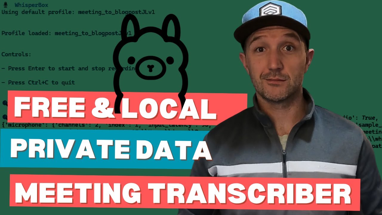 Free Local Meeting Transcription - with Python