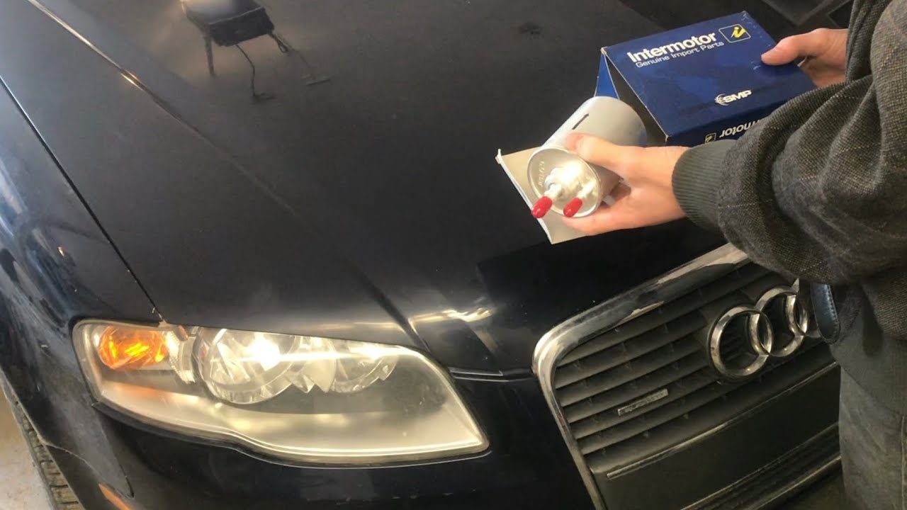 «замена» ТОПЛИВНОГО ФИЛЬТРА a4 audi b7 2.0t (vne 8e0201511j, 4f0201511e, 4f0 201 511 e)