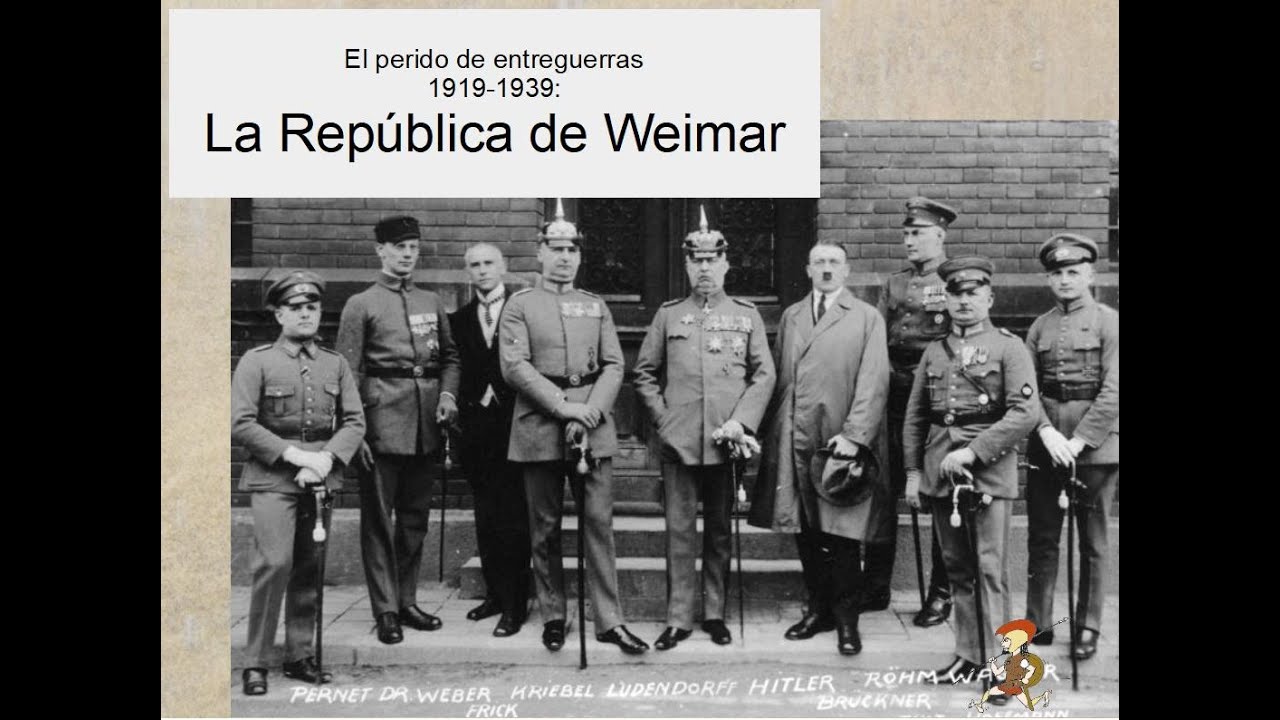 El periodo de entreguerras IV: la Rep&uacute;blica de Weimar