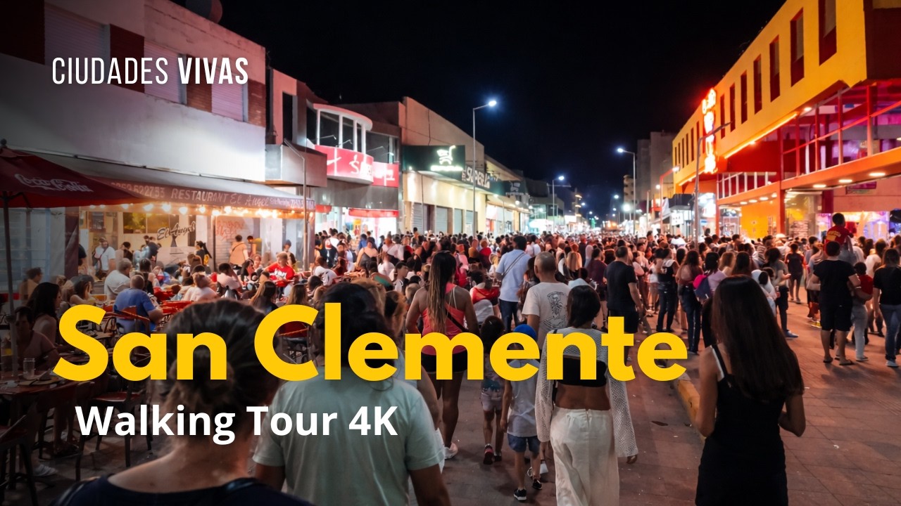 San Clemente del Tuyú 2026 – Walking Tour (4K) – Sonido inmersivo