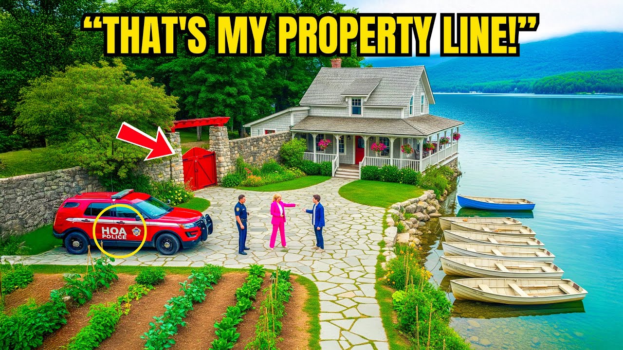 Karen MELTS DOWN After I Buy the Lake Next Door — So I Built a 6FT FENCE Right Through Her Backyard!