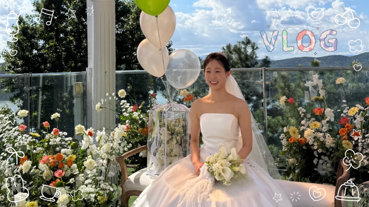친구들이 담아준 결혼식 브이로그💍 | 햇살 가득했던 10월의 야외웨딩 👰‍♀️🤵