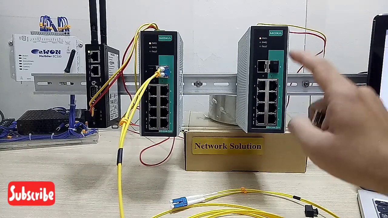 Kết nối cáp quang 2 Switch Unmanaged thông qua SFP Module