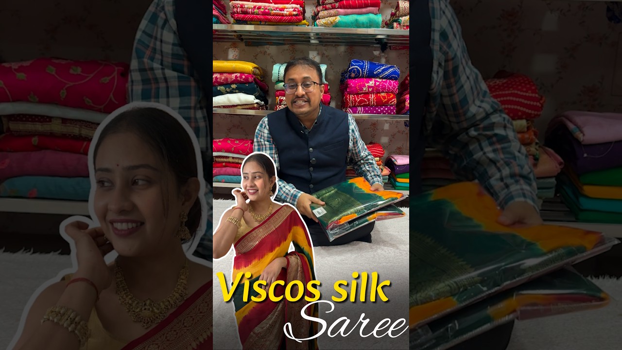 🍁💫 KCPC New Beautiful Viscos silk Zari weaving Work Saree 