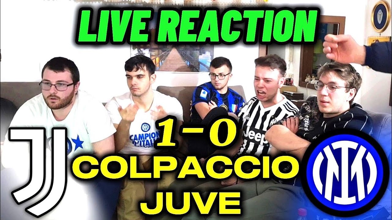 CONCEICAO DECIDE IL DERBY D'ITALIA‼️🥶 | JUVENTUS-INTER 1-0 | LIVE REACTION | I FRATELLI DEL CALCIO