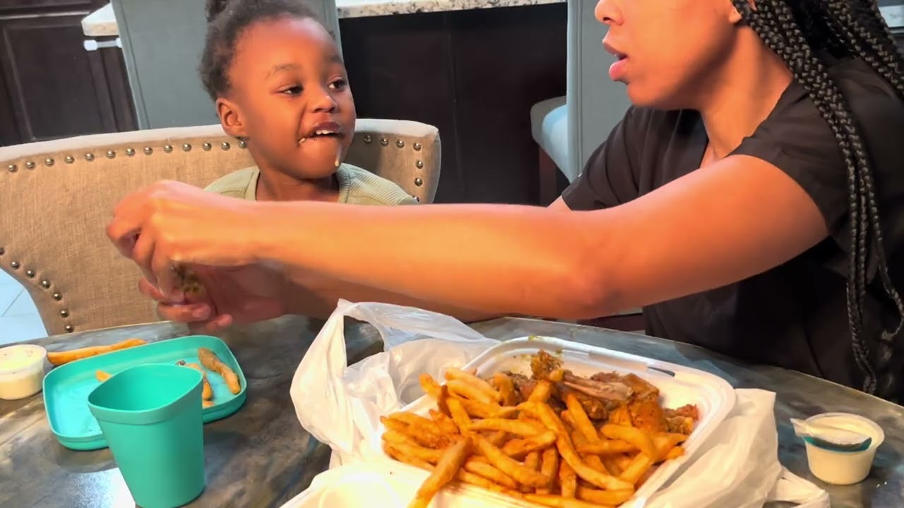 FOOD REVIEW ( WING DASH IN GA) 🍗🍟🥤🔥