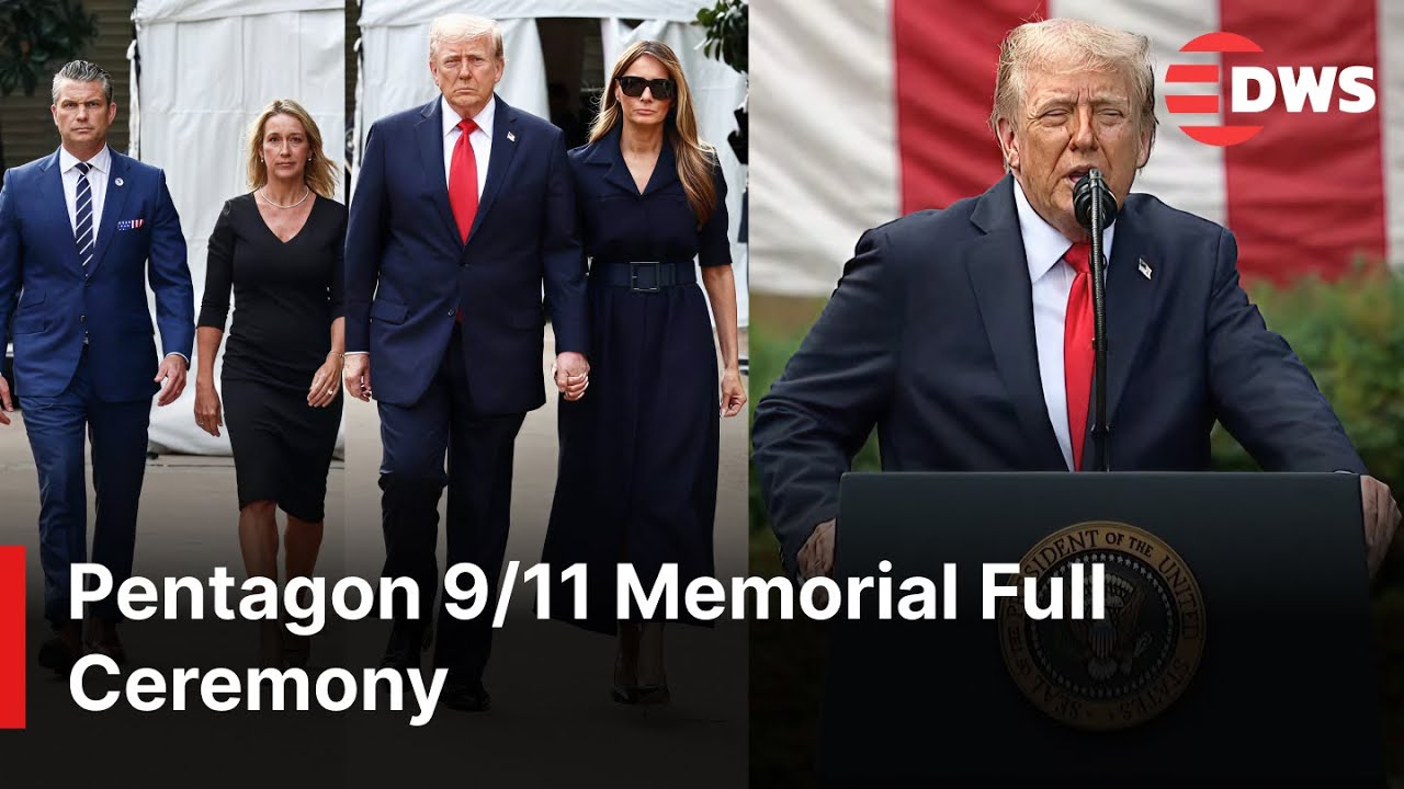 FULL CEREMONY: President Trump Leads Pentagon 9/11 Memorial Ceremony | AC1E
