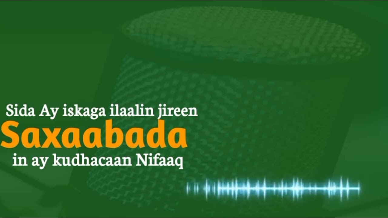 Saxaabada oo aad Ugabaqi jiray in ay Nifaaq kudhacaan| Shekh mustafa