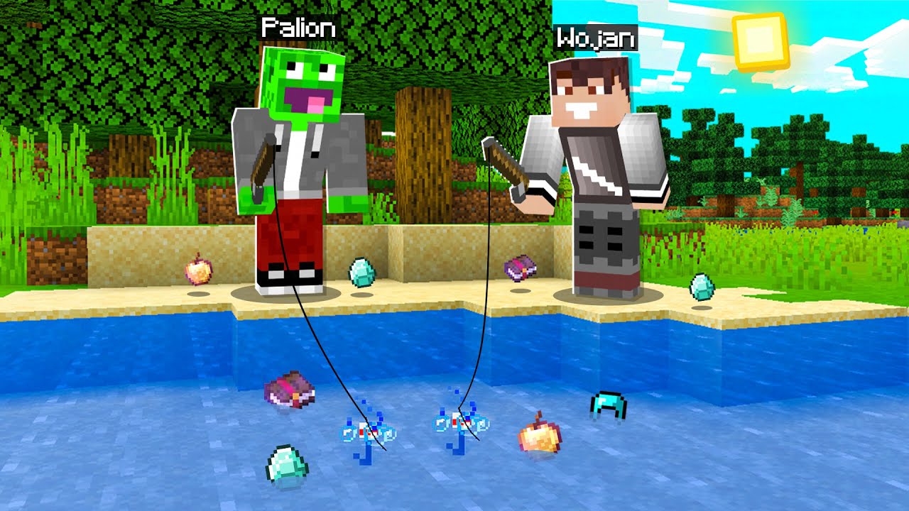 KTO ZŁOWI LEPSZE ITEMY z PALION w Minecraft!