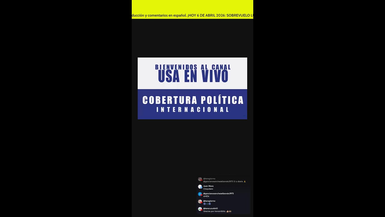 &iexcl;EN VIVO! Im&aacute;genes desde la Luna 📱