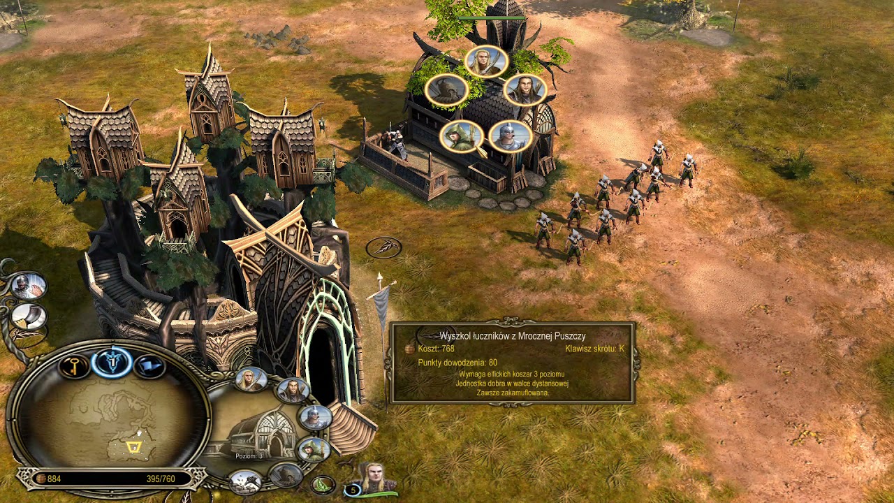 LOTR BFME 2 ROTWK Gameplay Skirmish 4