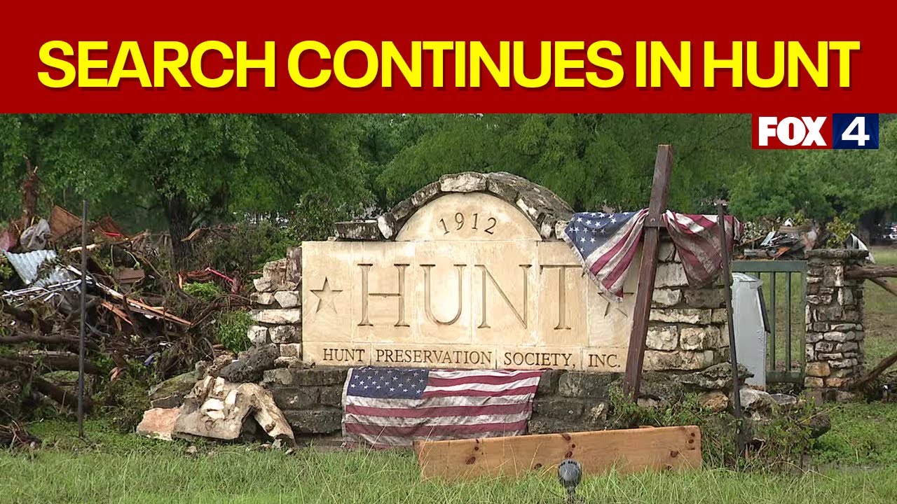 Search continues after devastating flooding in Hunt
