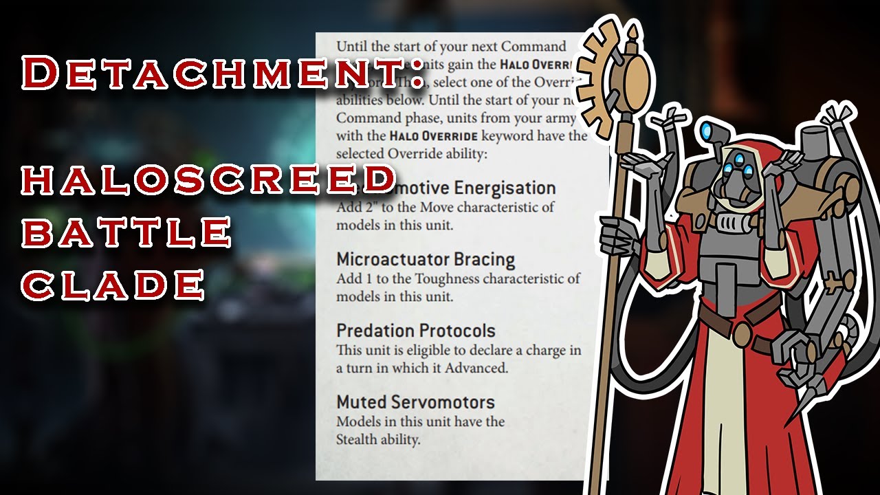 Haloscreed Battle Clade : Mechanicus Grotmas Detachment EXPLAINED!