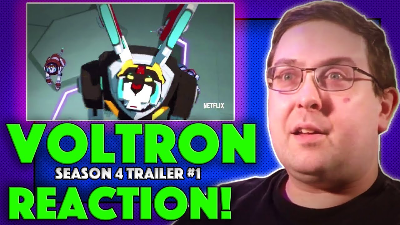 REACTION! Voltron Season 4 Trailer - Netflix Series 2017