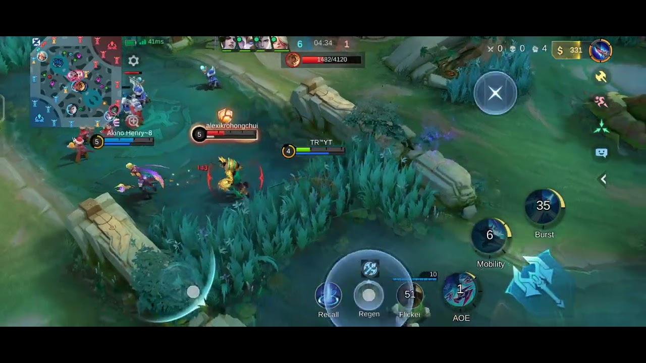 Moba 5v5 game play 