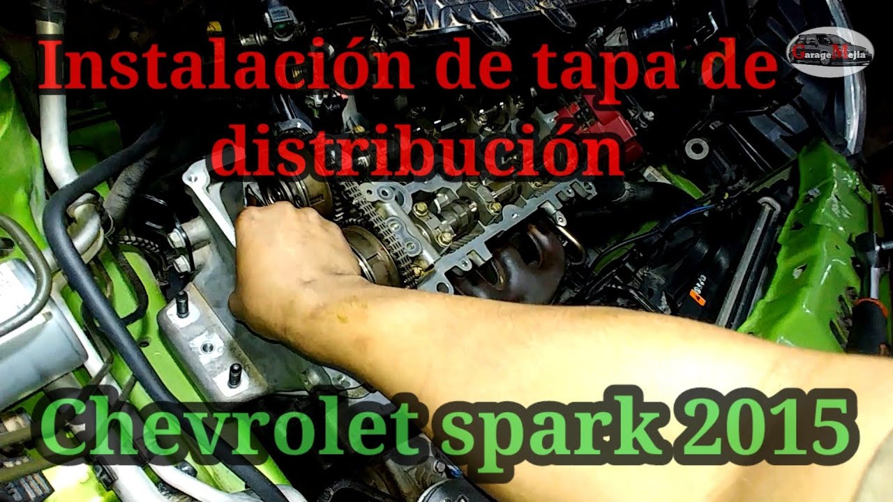 Cómo sellar la tapa de distribución? del motor B12D2 Chevrolet spark 2015