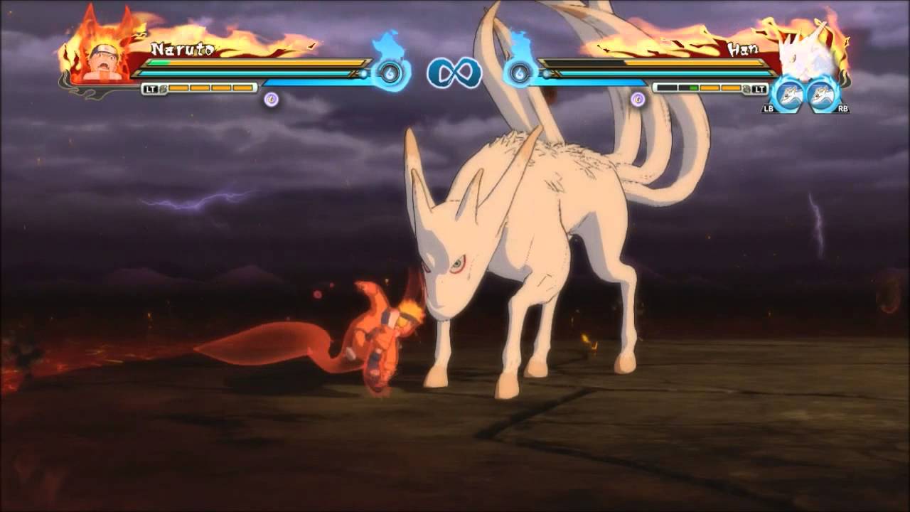 Naruto Shippuden Ultimate Ninja Storm Revolution - Naruto (One Tail) VS All Tailed Beast