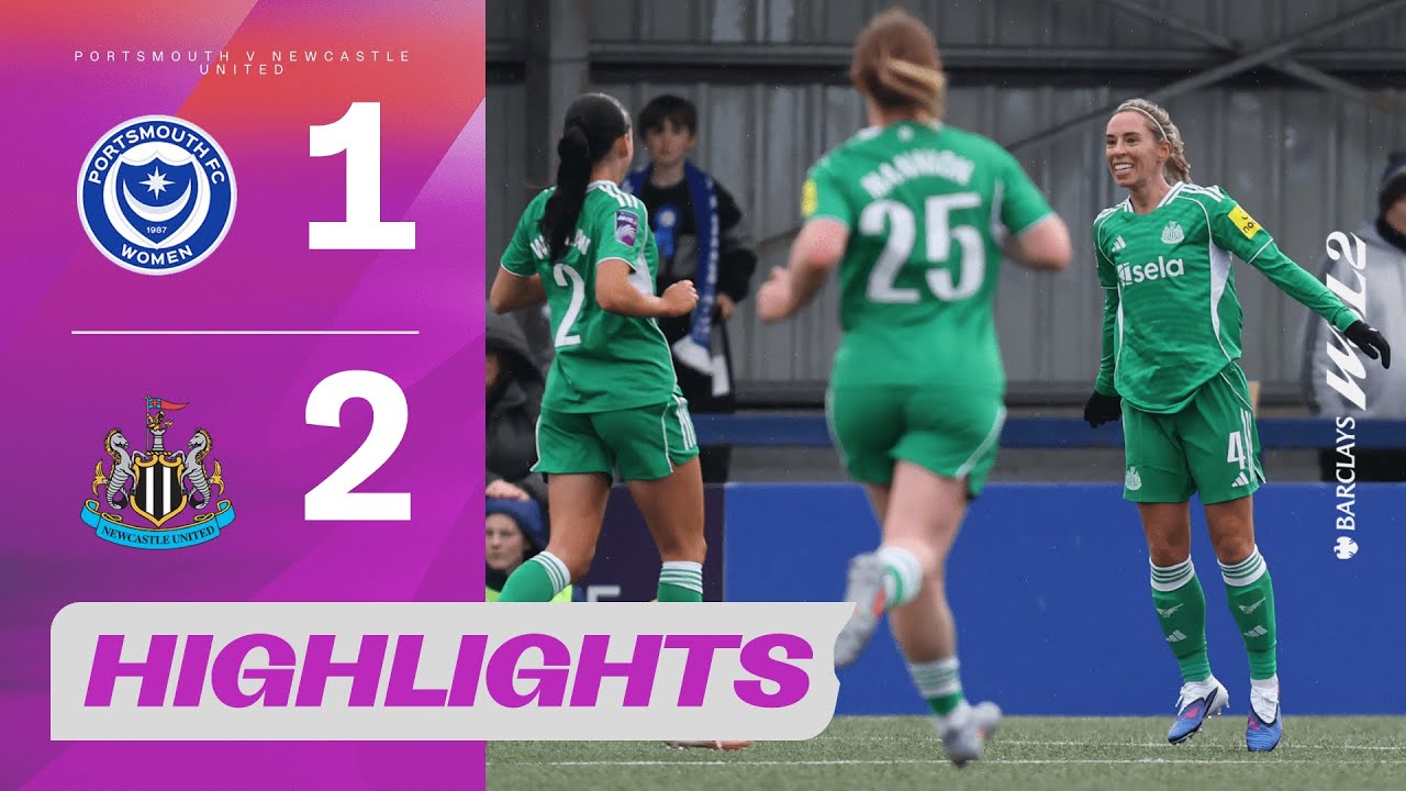 Bull sinks Pompey with last-minute own goal | Portsmouth v Newcastle United | Barclays WSL 2 25/26