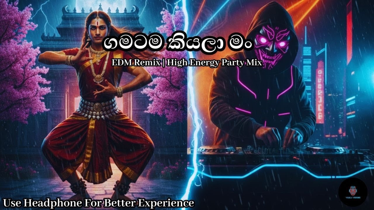 Gamatama Kiyala Man - (ගමටම කියලා මං) | EDM Dance Mix 2025 | @Yakaverse #edm2025 #remix #music