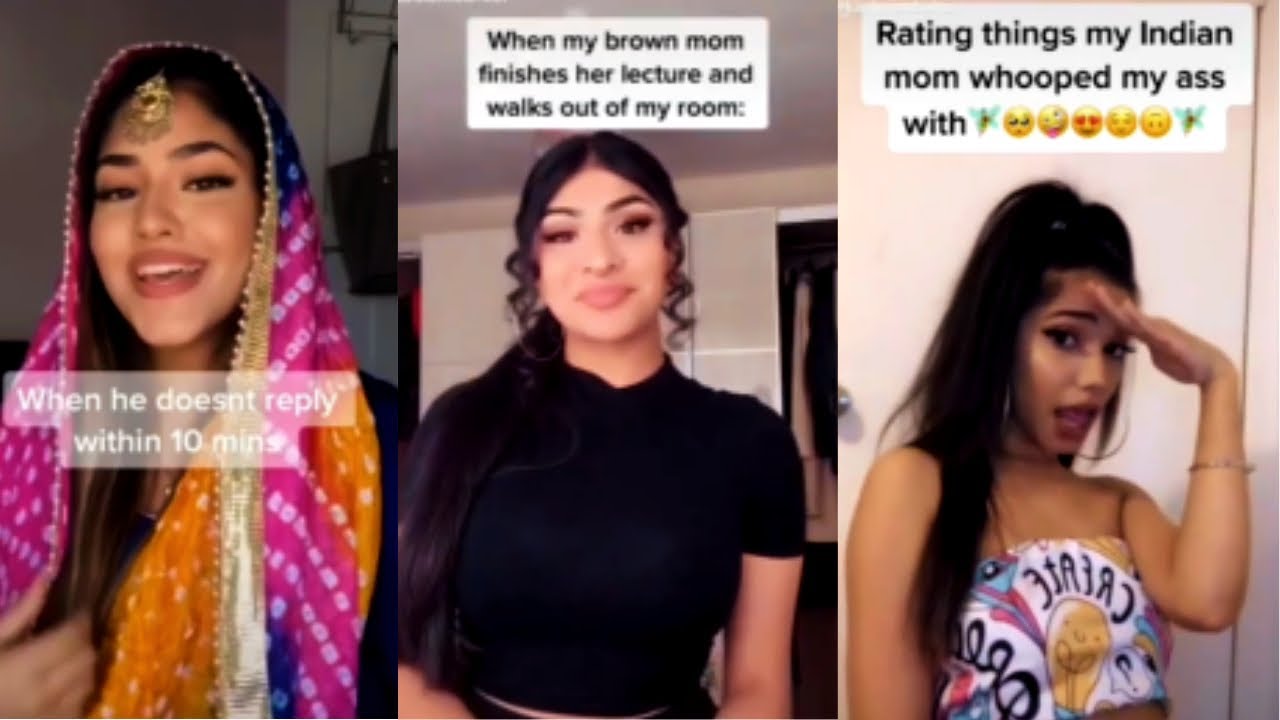 Desi/Brown Girls Keeps WINNING IT on TikTok.  TikTok brown people will relate with