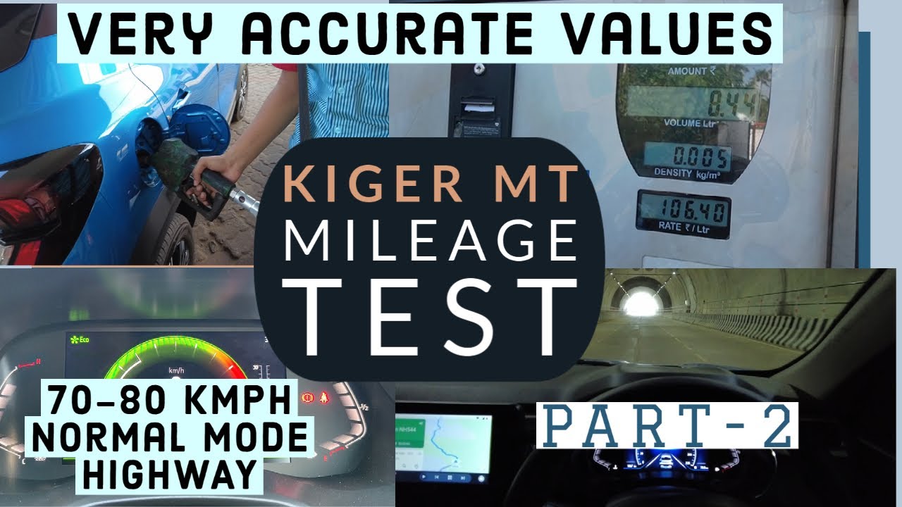 Tank 2 Tank ACCURATE Mileage Test on KIGER non-TURBO | Normal Mode | 70-80 kph | Highway | PART 2