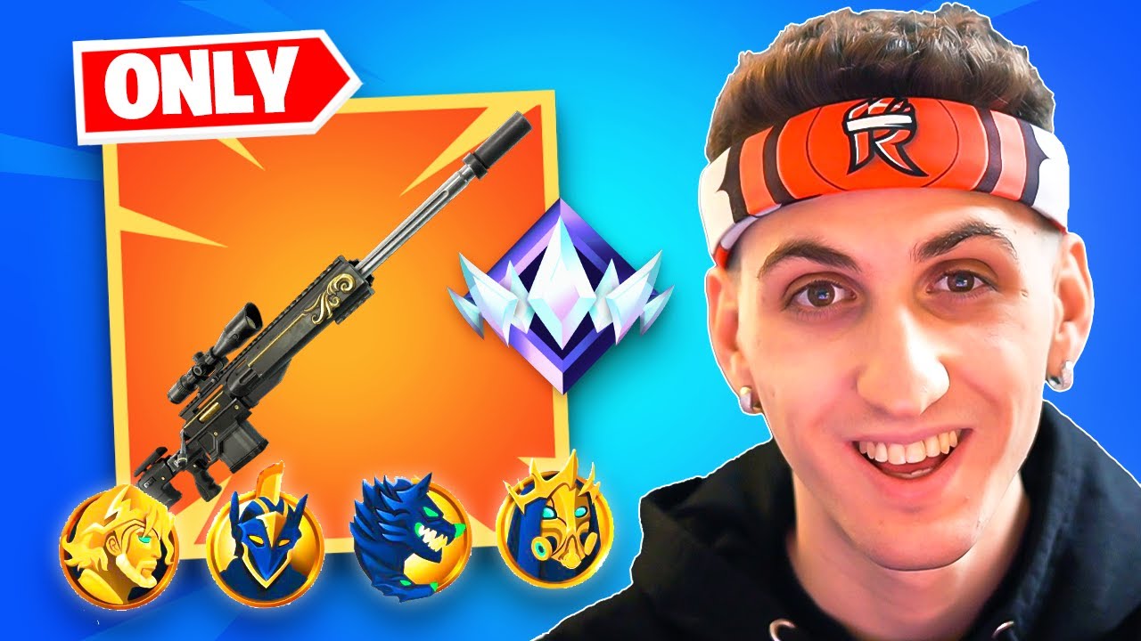 I Got ALL Medallions in RANKED Using Snipers ONLY!
