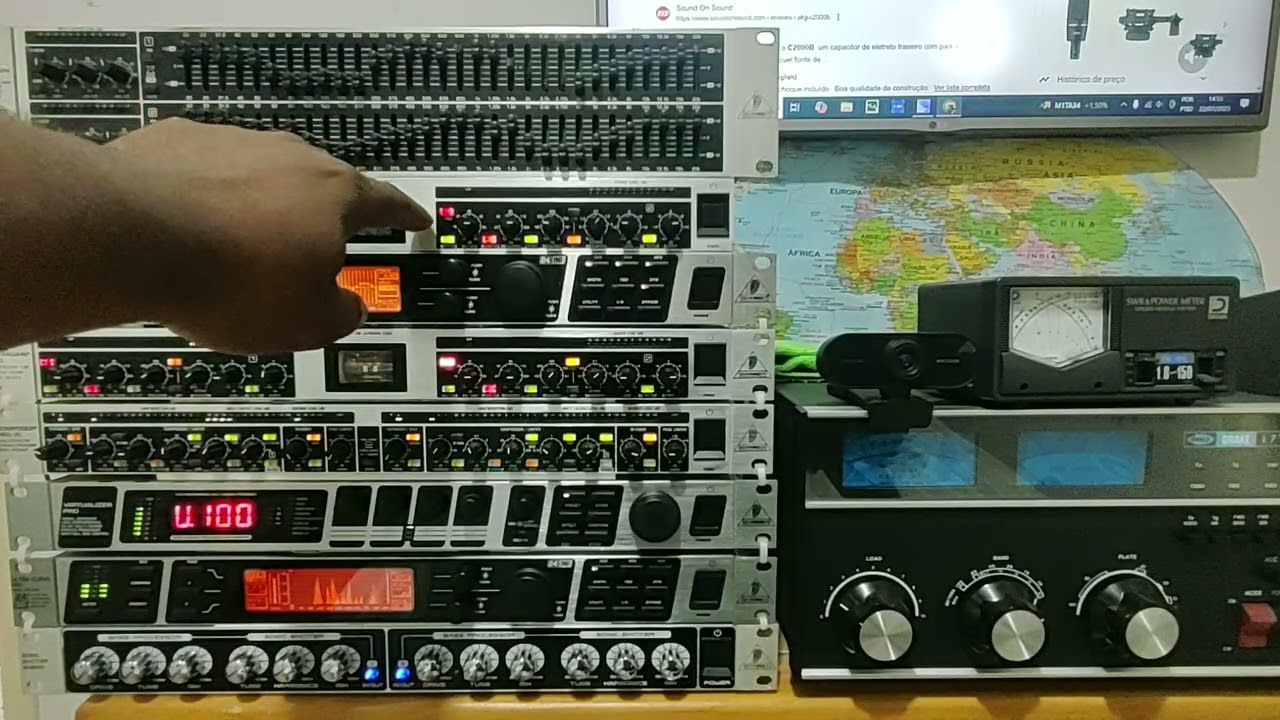 Testando microfone 🎤 AKG c2000b
