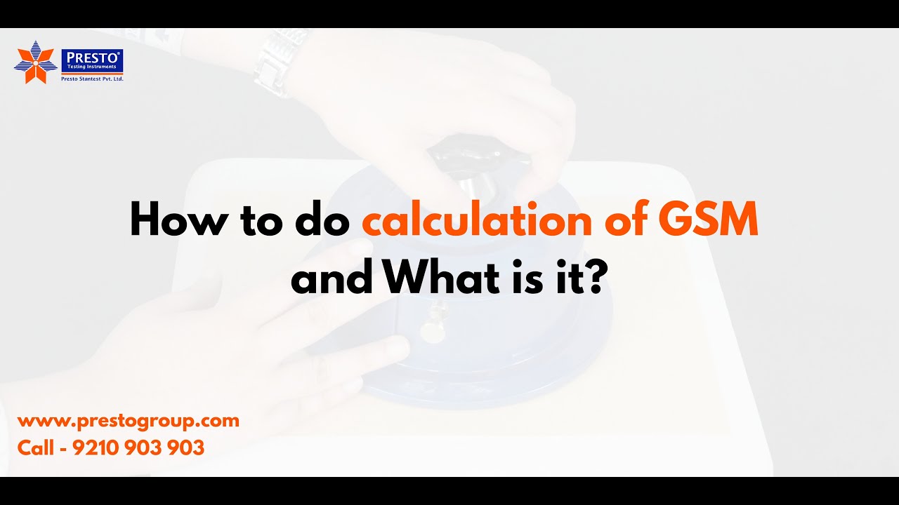 How to Calculate GSM – What It Is & Why It Matters | Presto Lab Tips