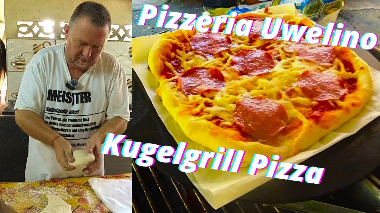 Pizza vom Pizzastahl aus dem Kugelgrill. Wie geht das? Wie ist die Temperatur? Heute kocht der Chef😊