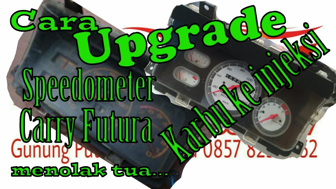 cara ganti/upgrade speedometer futura karbu ke injeksi || sikalonk menolak tua