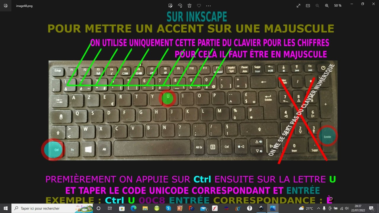 Inkscape accents sur majuscules