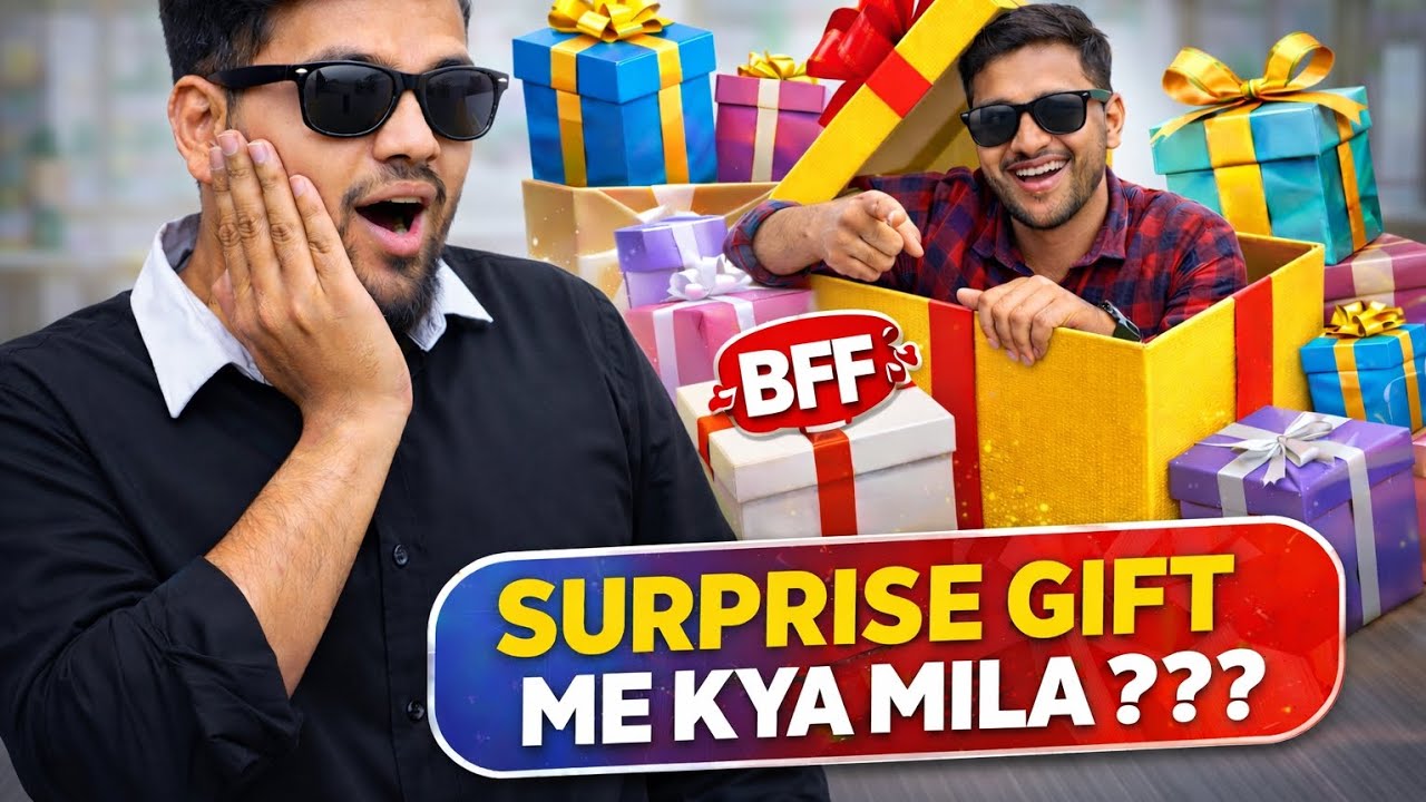 Surprise gift mein kya Mila 🧐👀??? @souravjvlogs @DimpleMalhanVlogs #dayinmylife #trending #vlog #fyp