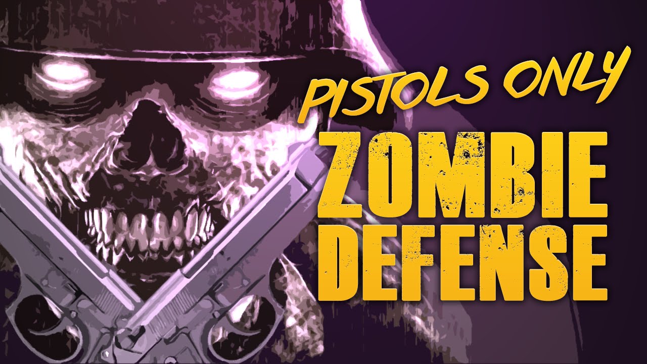 PISTOLS ONLY ZOMBIE DEFENSE ★ Call of Duty Zombies (Zombie Games)