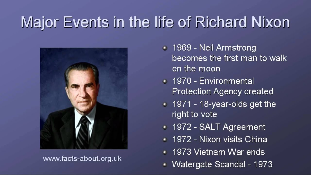 President Richard Nixon Biography