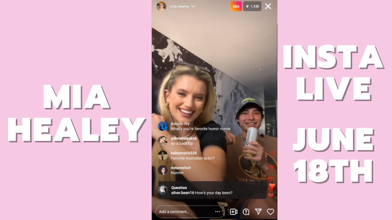 Mia Healey | The Wilds | Instagram Live - June 18, 2022