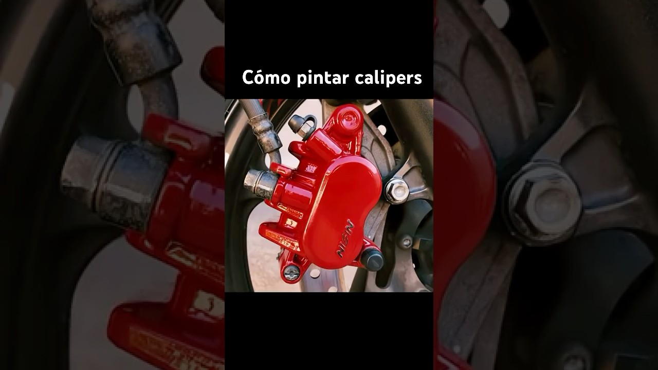 ¿Cómo pintar calipers de moto? Video completo en mi canal!!! 