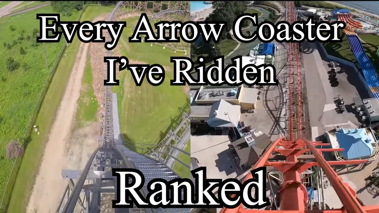 Ranking Every Roller Coaster from Arrow Dynamics that I've Ridden