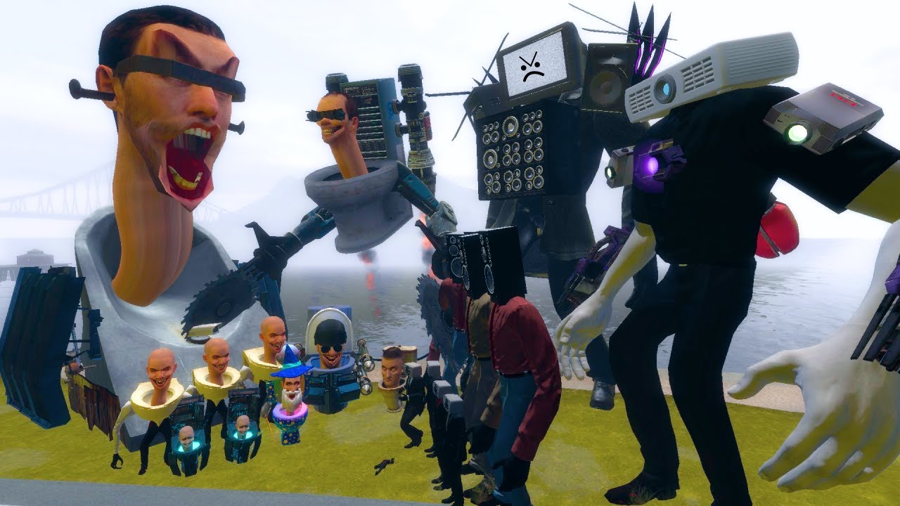 NEW TITAN SKIBIDI TOILET BULLDOZER VS ALL MECHA TV MAN ARMY VS PROJECTOR In Garry's Mod!