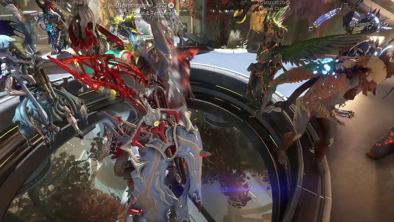 Warframe and CHILLIN.