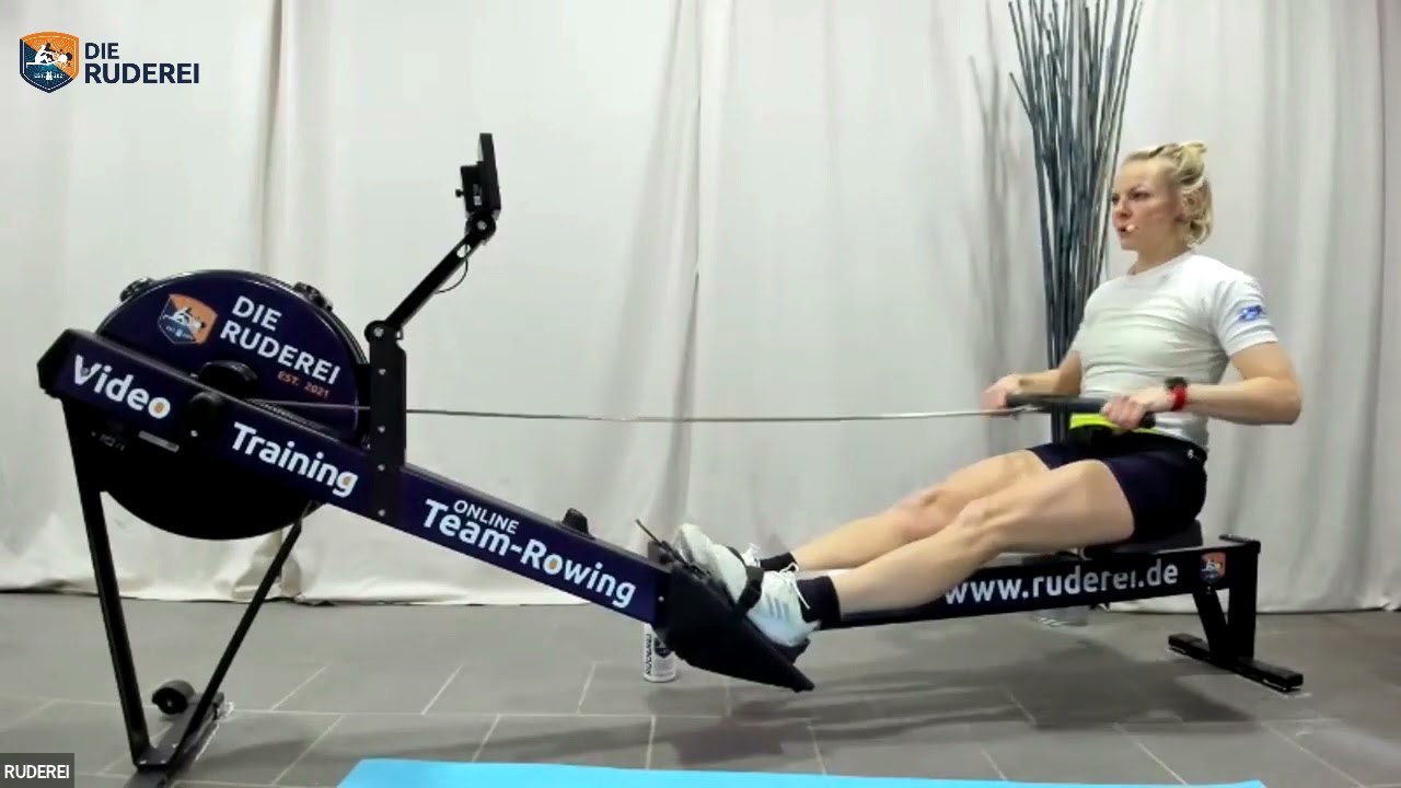 RUDEREI® | Online-Training aufm Rudergerät | Trainingsvideo mit Sina Ingber