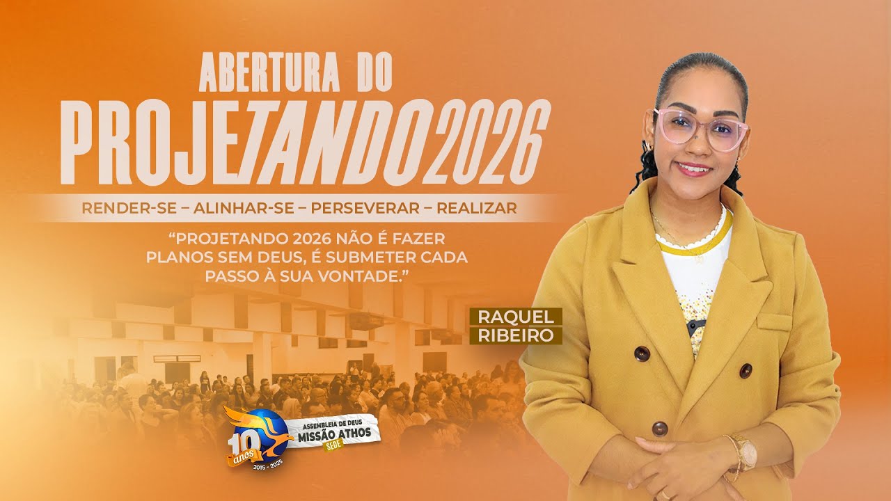 Abertura do Projetando 2026 (Domingo) - Ao Vivo - 04/01/2026 - ADMA